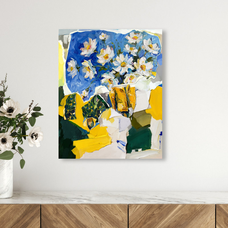 Sunshine And Flowers Print by Oliver Gal, 16"H x 20"W, Gallery Wrapped