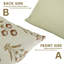 Coussin décoratif pour canapé et lit Fabubline Water Block-108992574-108992572-108992576