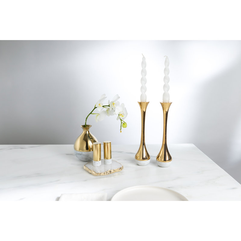 Anna New York Salt And Pepper Shaker Set, Gold