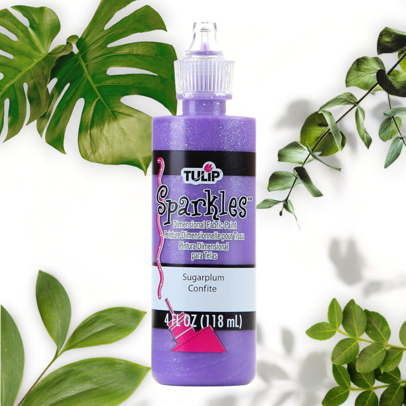 Sparkling Plum Dimensional Fabric Paint 4oz