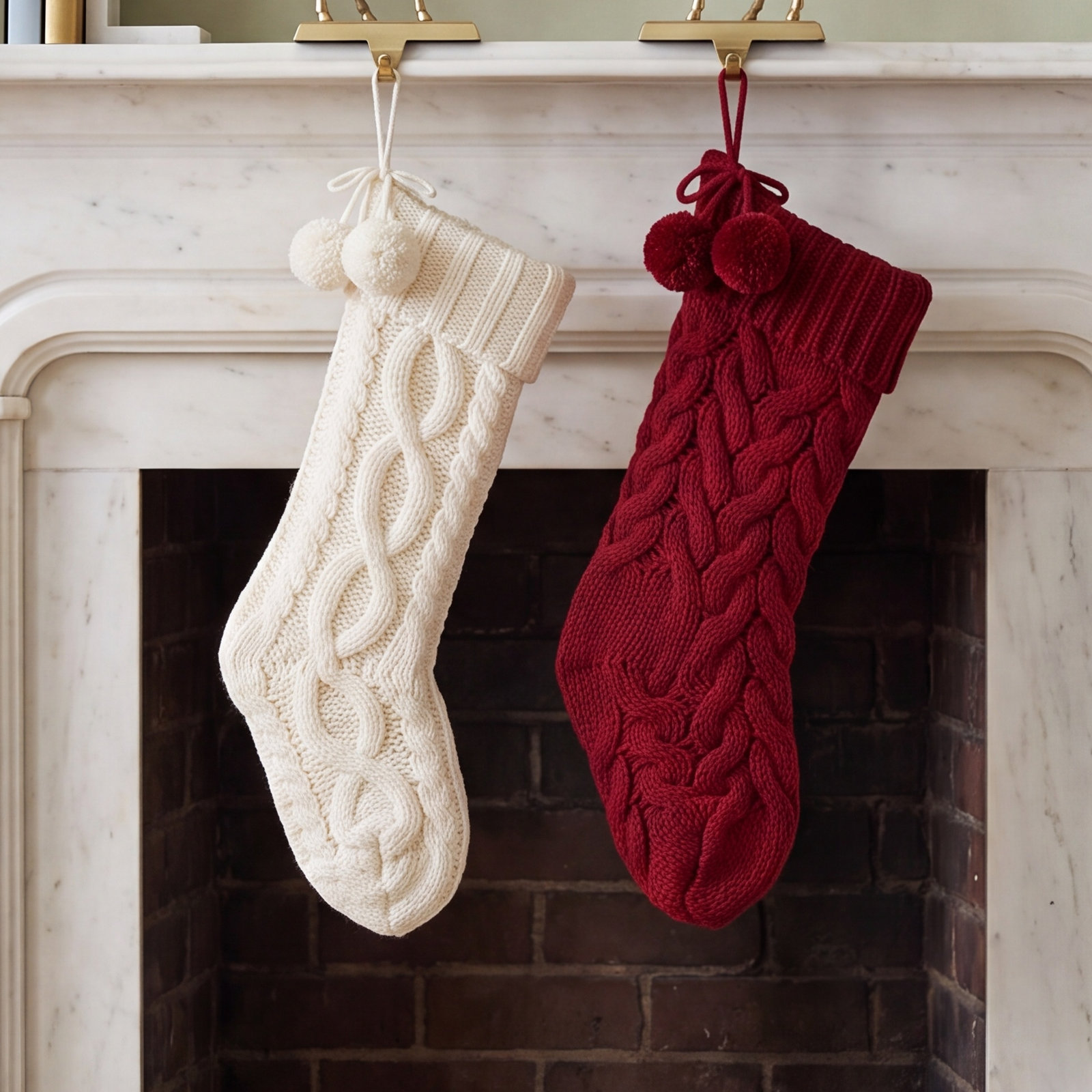 Knit Stocking Set
