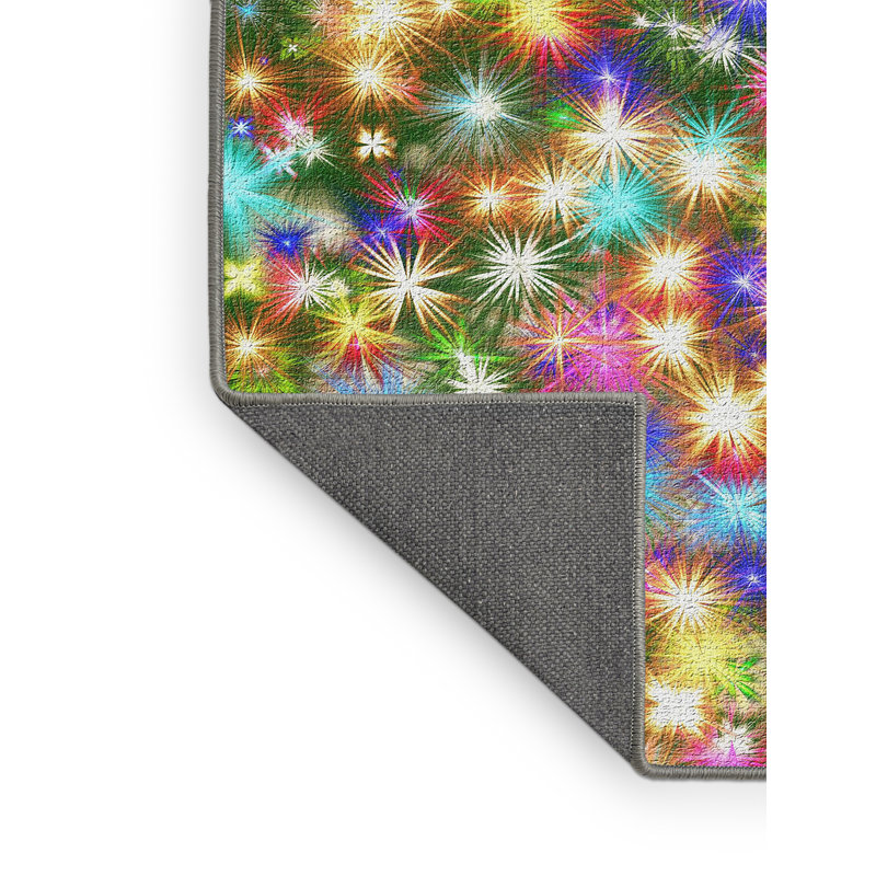 Abstract Indoor Rug, Rectangle 3' x 5'