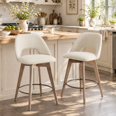 Tabouret de comptoir pivotant 26,8 po Wylee