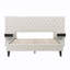 Lit plateforme avec tête de lit, lit plateforme tapissier moderne en velours avec 2 tables de chevet-65950099-65950097