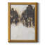 Toile encadrée de qualité supérieure Winter Woods View II - prête à être accrochée-1424470070