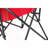 High Back Heavy Duty Lawn Chair Support 250LBS, Portable Collapsible Chair With Cup Holder -Red-305965251