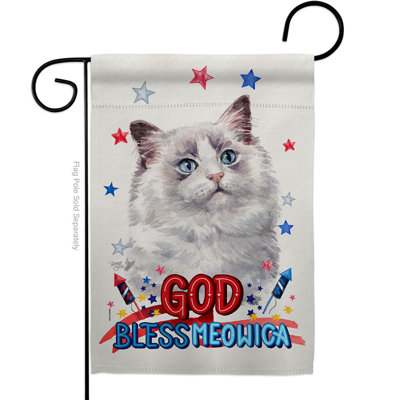 Double Sided 18.5'' H x 13'' W Polyester Animal Garden Flag