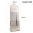 The 4St Generation Of Floor Mounted Full Length Mirrors. Aluminum Alloy Metal Frame Arched Wall Mirror, Bathroom Makeup Mirror, Bedroom Porch, Clothing Store.Gold Frame.64.9 "* 23.2"