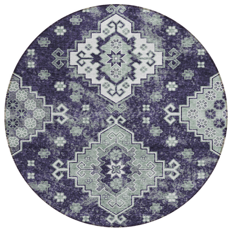 Tapis rond 8 po Sage