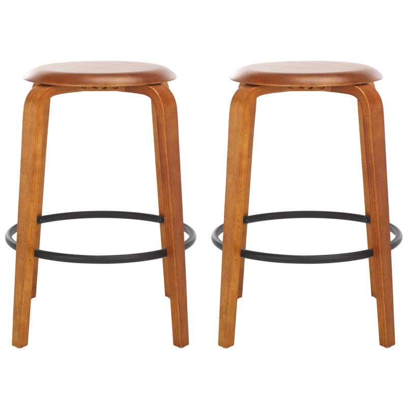 Tabouret de comptoir 25,6 po Eves, Noyer