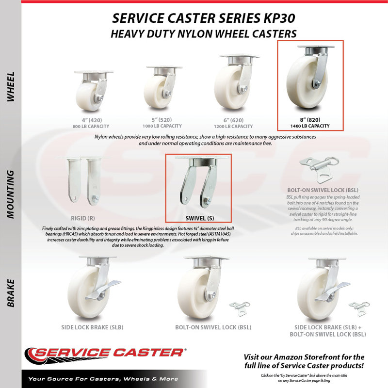Swivel Top Plate Caster