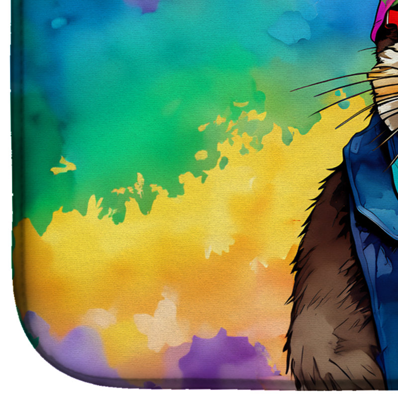 Tapis de séchage hippie