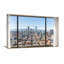 Vue de paysage urbain à travers un cadre de fenêtre Z251225161612195226-805855821