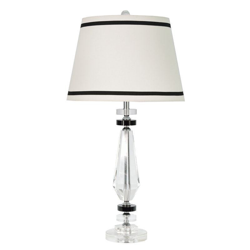 Lampe de table en cristal 29,5 po