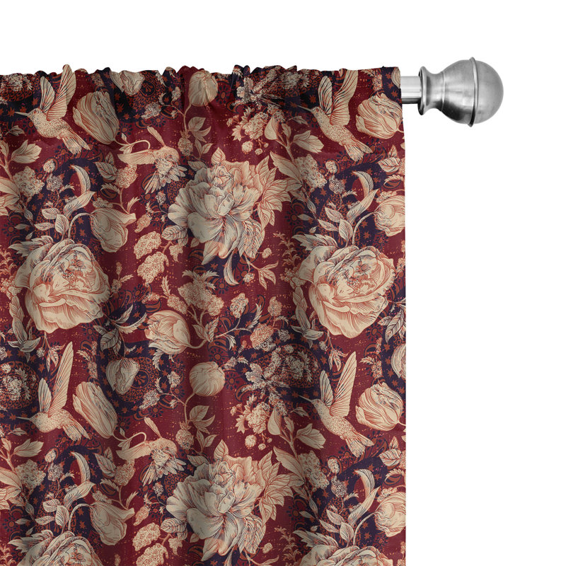 Semi Sheer Curtain Pair, 28" W x 95" L