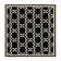 Rodgers Hand Woven Flat Weave Wool/Cotton Geometric Rug in Black/Ivory