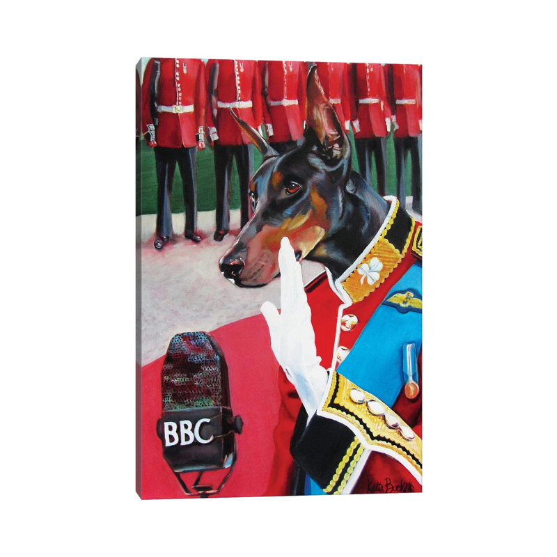 BBC Speech by Katharine Alecse - Wrapped Canvas Gallery-Wrapped Canvas Giclée, 20.32 cm H x 30.48 cm W