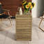 Table de bout en C brun