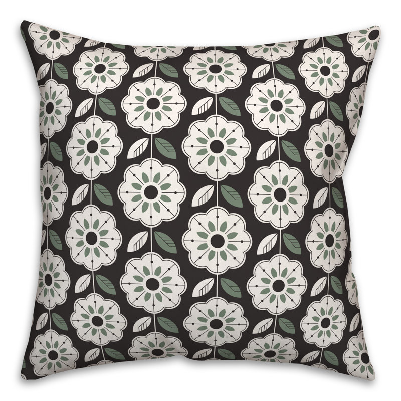 Housse et insert de coussin extérieur Mod, Noir