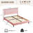 Alber Bed Frame with Storage Headboard, Upholstered Platform Bed Frame with Diamond Tufted Headboard and LED Lights, Wooden Slats Support, Noise Free-1692455119-1694491608