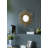 D27x2.4" Metal Mirror, Wall Mounted Mirror Home Decor For Bathroom Living Room