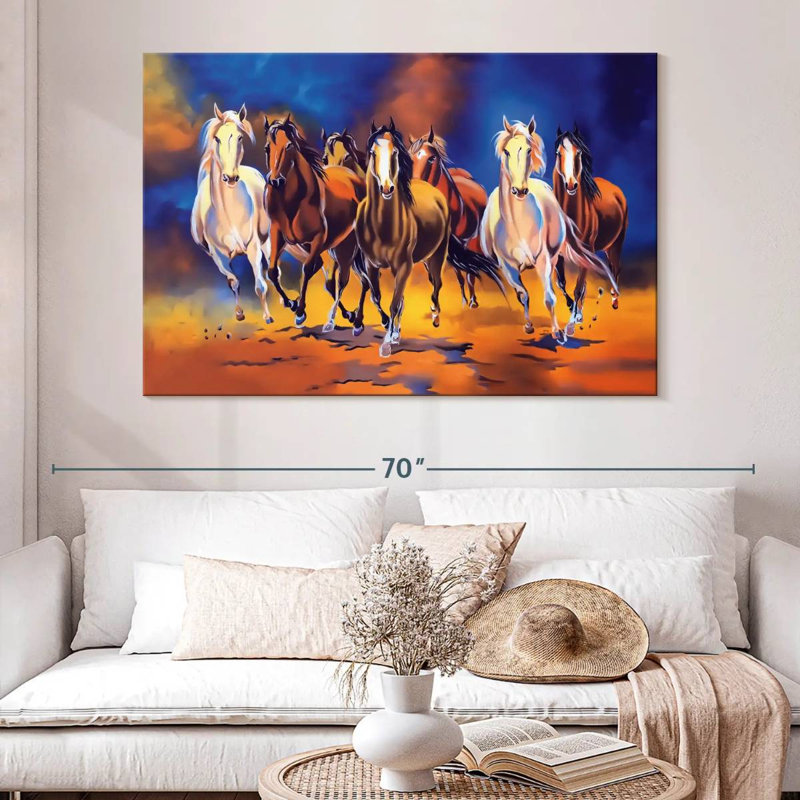 Brampt Vaastu Horses, 34" H x 51" W