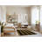 Machine Washable Botanical Brown Area Rug-1050461323