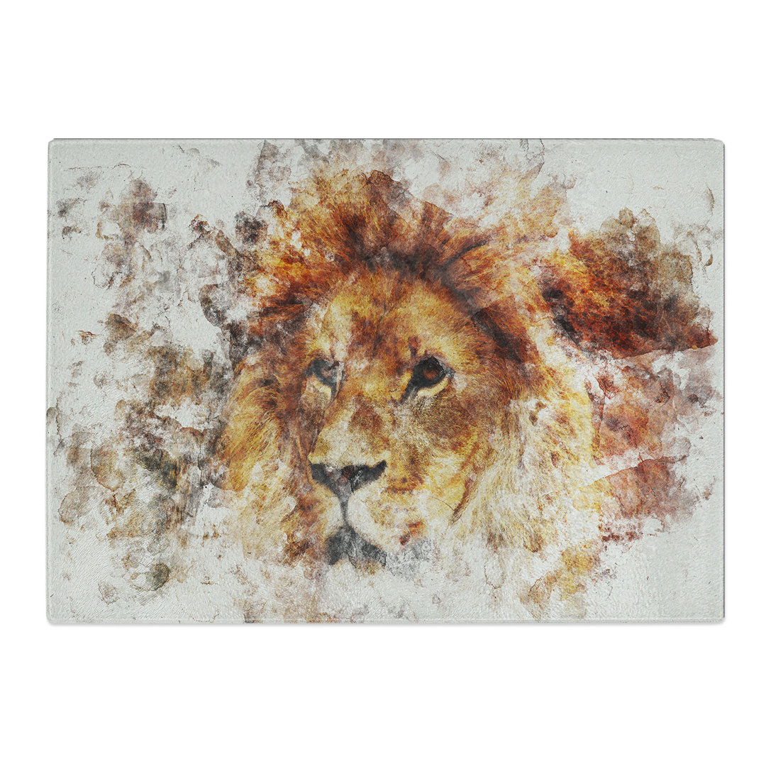 Lion Vol.6 Watercolour Chopping Board