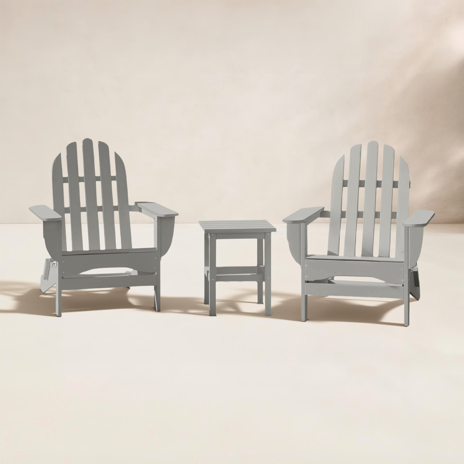 Leighton 2 - Person Patio Seating Group, Light Gray