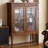 Modern Nut-Brown Solid Wood Sideboard