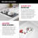 Delta Everest™ 32" L Granite Composite Workstation Kitchen Sink Undermount Single Bowl with WorkFlow™ Ledge 