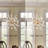 Magoon 9 - Light Sputnik Sphere Chandelier with Wrought Iron Accents