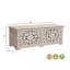 Banc de rangement en bois massif Harleen-1709856945