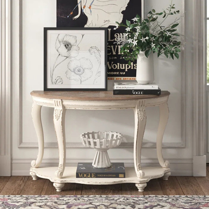 American-style simple retro console table