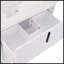 Meuble-lavabo de 30 pouces avec lavabo en céramique, tiroirs pleine extension, glissières à fermeture en douceur, conception cannelée-754341435