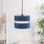 19cm H Blended Fabric Drum Pendant Shade-1373742365