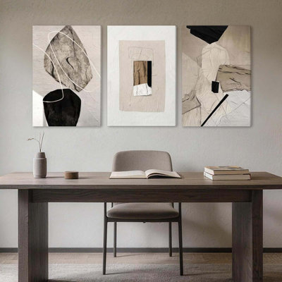 3 Piece Wrapped Canvas Wall Art