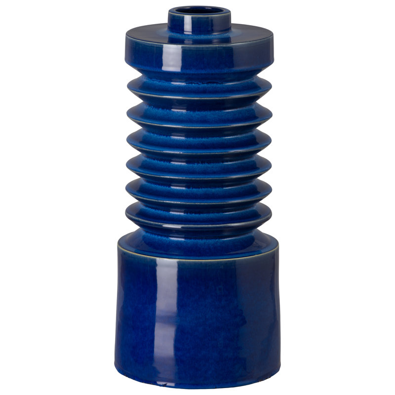 Vase de table en céramique Mitthun, H 19 po x l 8,50 po x P 8,50 po
