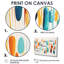 «Walking In The Autumn Woods - Abstract Wall Art Living Room»-790103720-790103721