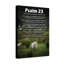 «The Lord Is My Shepherd Psalm 23», art textuel sur toile tendue-1632140728