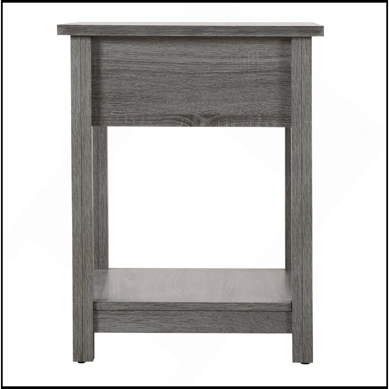 Table de chevet chic, Gris