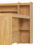 Lit de jour double en bois avec tablettes de rangement, lit multifonctionnel avec lit gigogne simple et bureau d'étude