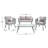 Orme 4 - Person Patio Conversation Set with Cushions-1530680807