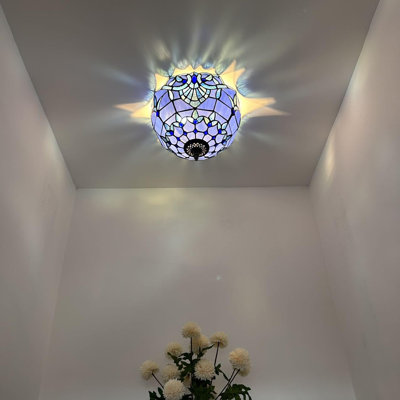 Tiffany Glass Flush Mount