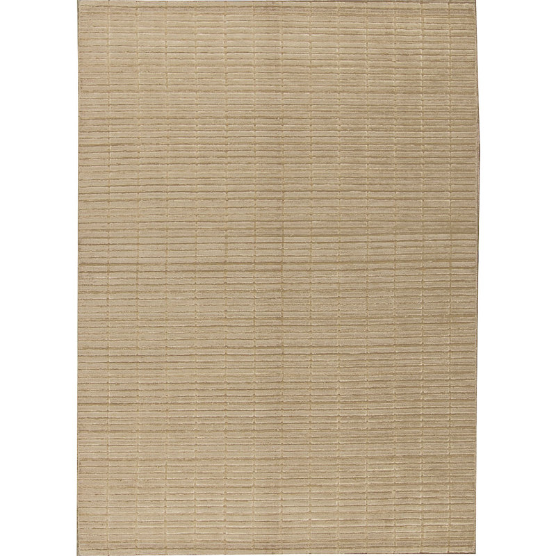 Tapis brun noué à la main de haute qualité