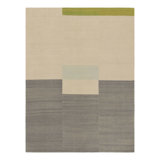 Rug & Kilim’S Contemporary Kilim In Beige, Green And Gray Tones