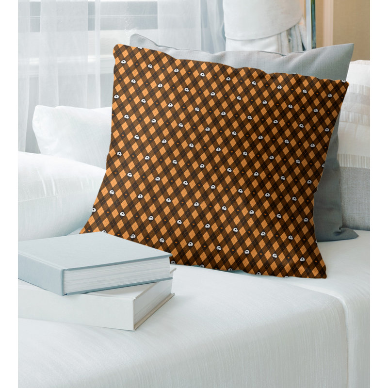 Coussin décoratif géométrique 14 po, 18 po x 18 po