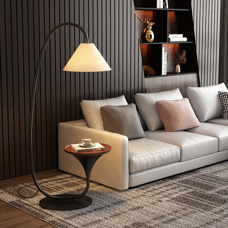 Marble Tray Art-Style Floor Lamp
