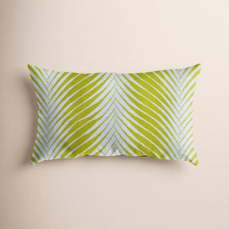 Coussin intérieur / extérieur Annika Sunbrella®, Vert, 12 po x 18 po
