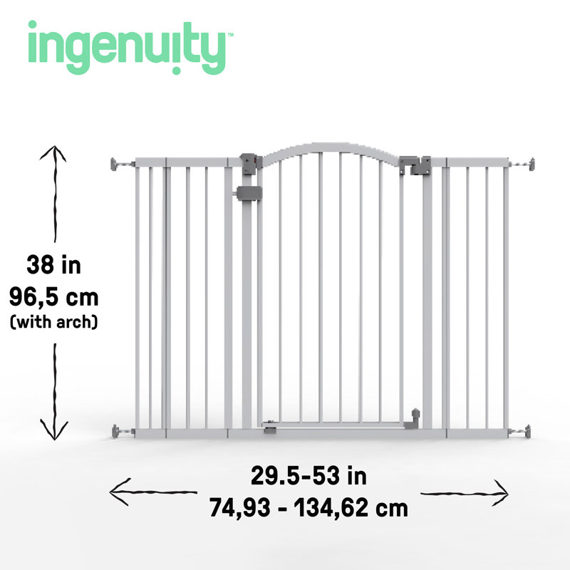Ingenuity Extra Tall Wide Safety Pet and Baby Gate,
